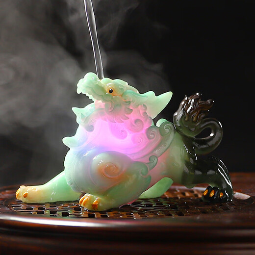 Starry Man Pixiu Tea Pet Ornaments Boutique Color-Changing Tea Play Tea Table Tea Table Tray Tea Set Accessories Decorations Color-Changing Flash Pixiu