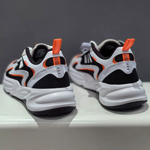 阿迪达斯（adidas）跑步鞋男鞋女鞋2025冬季新款户外健身运动鞋厚底老爹鞋休闲鞋 JH7371黑白橙 41
