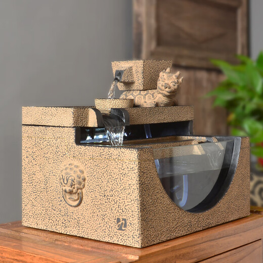 Nanbomaru office decoration ornaments living room desktop fish tank circulating water flow ornaments store opening gift