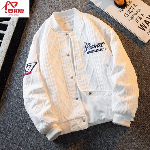 Чуксия Xiaoxiangfeng Heavy Bomber Jacket, мужская бейсбольная форма, весенняя и осенняя модная одежда пары, мужские топы, 826 Black 2xl [Рекомендуется 140-160JIN [JIN равно 0,5 кг]]