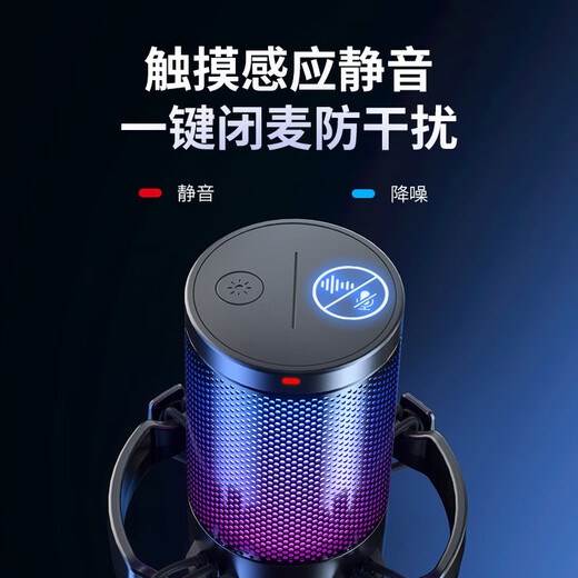 Maono Computer Microphone Game Noise Reduction Microphone Live Recording Wired Radio Microphone USB Mobile Computer Desktop Laptop Online Class K Song Maono DM20 DM20S White (Newly Upgraded Independent Noise Reduction)