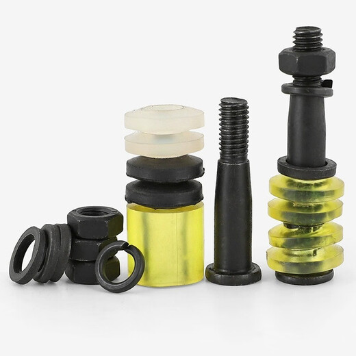 Bingneng M8-M36 backrest pin bolt coupling pin carbon steel column pin screw screw water pump pin elastic shock-absorbing column pin beef tendon M12*18*83 1 set