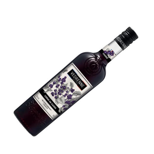 Vibrennili-Alkohol, Fruchtweinlikör, Weinbasiswein, französische Originalflasche importiert Fremdwein, klassischer Schwarz-Johannisbeer-Geschmack 700 ml, 1 Flasche