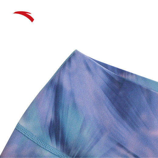 ANTA (ANTA) Ice Skin Tights Sports Women's Summer Yoga Pilates Fitness Nine-Point Pants 162457307 Dark Blue/All-over Print-1 S