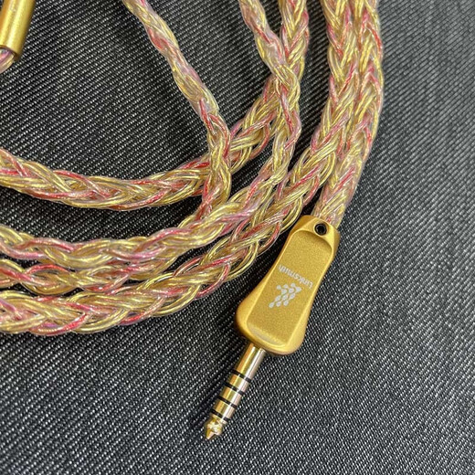 线艺匠天使之吻IE900 IE600耳机平衡线MMCX接口0.78 2pin HD800S M9旗舰款纯银镀黄金+紫铜耳机升级线材 榭兰图二代/舒尔846 4芯卡农 平衡口