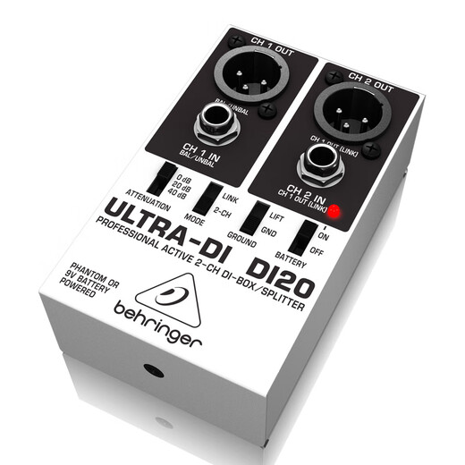 Behringer DI100 DI20 Behringer musical instrument DI box pre-effector stage noise canceling guitar keyboard bass DI box DI20 dual channel DI