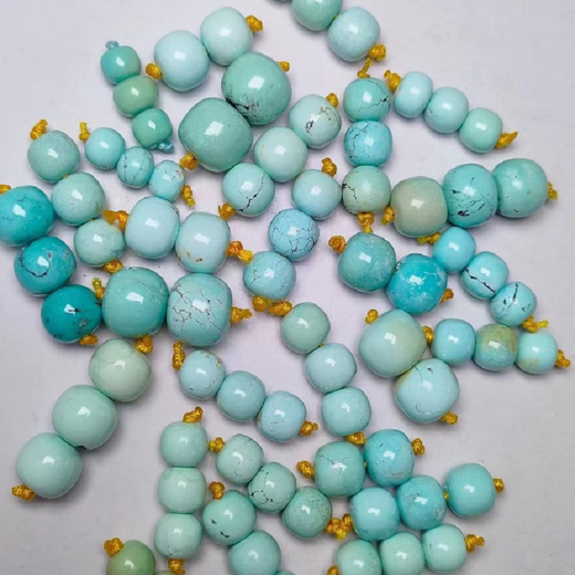 Colorful turquoise old-style beads bucket beads with beads DIY star and moon diamond treatment with beads drum beads top beads 9MM*9MM selected single beads