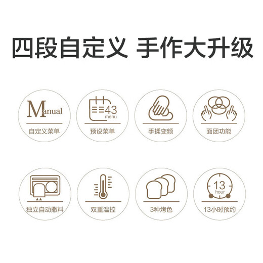 Panasonic State Subsidy Bread Machine Home Toaster Custom Kneading Fully Automatic Frequency Conversion 46 Menus Intelligent Operation 500g SD-MZX1010