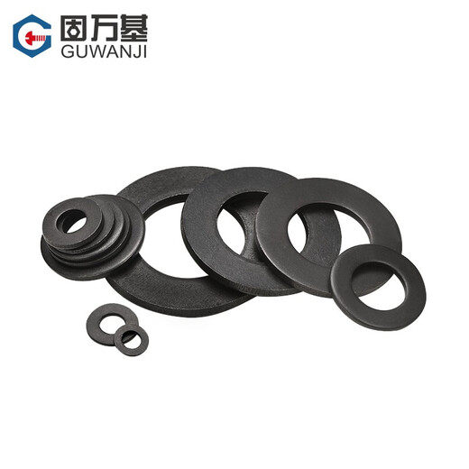 GUWANJI Grade 8.8 Black Flat Washer Circular Washer Increased Gasket Metal Washer Washer Thickened Flat Washer National Standard M16*30*3 (10 pieces)