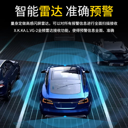 Anywalk 2025 new car electronic dog pure radar mobile full-frequency speed measurement car safety warning device wireless fashion model pure mobile speed measurement 12V small car