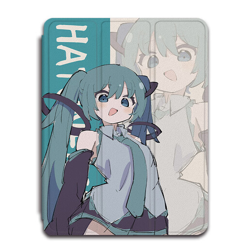 Shengai es adecuado para Xiaomi 7/6/5Pro Redmi SEOPPO HATSUNE Miku Vivo Lenovo Xiaoxin Pad Cartoon Air11 Caso protector 2022 Savior Y700 Tableta Caso protector Z11932 Hatsune/Book Style/Single Shell Xiaomi 7/7Pro (11.2 pulgadas)