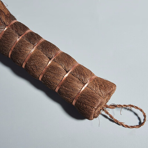 Rongshantang Natural Brown Silk Pot-raising Pen Tea Brush Tea Knife Tea Needle Tea Mat Tea Cup Holder Tea Ceremony Six Gentlemen Tea Set Accessories Brown Silk Tea Brush-Thick Pen Style