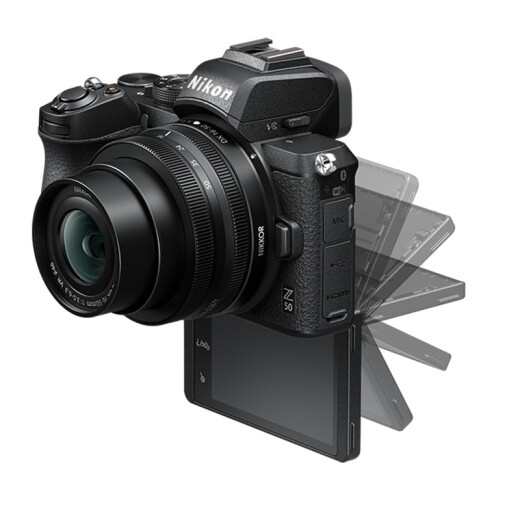 Nikon Z50 entry-level mirrorless camera Vlog selfie high-definition digital mirrorless travel camera touch screen 4K video z50 beginners entry-level stand-alone set machine Z50+Z24-50f4-6.3 official standard [free cleaning kit + screen film when placing an order]