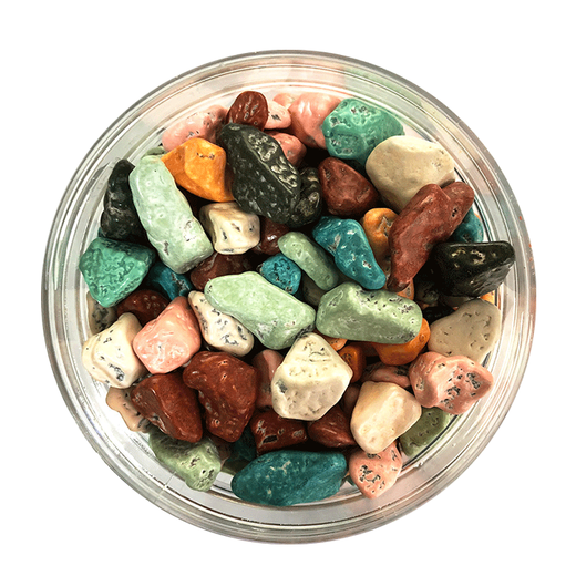 Shifangyi Stone Chocolate Korean Flavored Stone Candy Colorful Small Stone Chocolate Candy 250g Canned Internet Celebrity Snacks Stone Chocolate