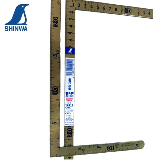 und Messung von Edelstahlkurvenanlurer kleiner polierter mattes Kurvenurlurer bemalt schwarz, weiß, gold, rechter Lineal 12101 poliert 105 cm vorne und umgekehrt