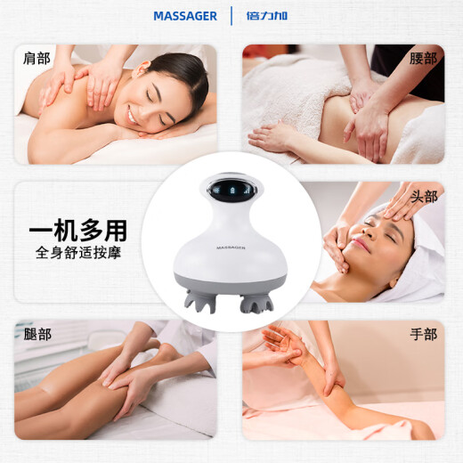 Beilijia Head Smart Electric Cervical Massager Cabellado Cat Massager Massager Cat Boots Massager Massager de vibración de pantalla de regalo de Meridian Gift Bothrip Bread (BL866)