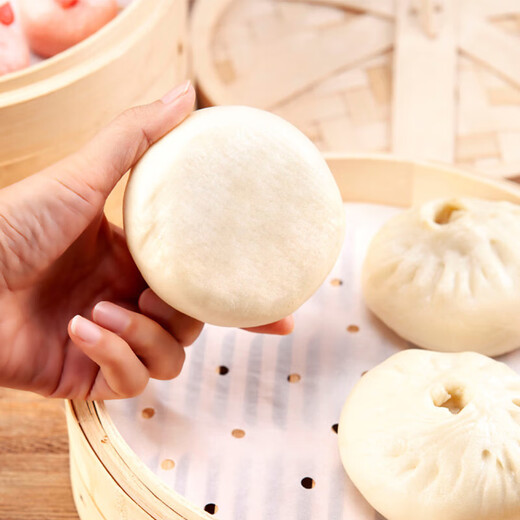 Jiamo disposable steamer cloth silicone oil non-stick paper steamed bun cake baking mat paper diameter 24cm 100 sheets of steamer oil paper
