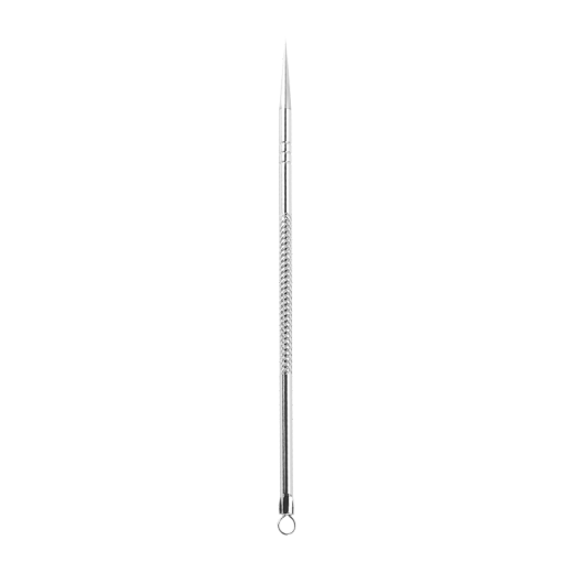 TETING Te Ting Stainless Steel Acne Needle Blackhead Scraping Needle Set Beauty Salon Special Purpose Acne Picking and Acne Remover Needle Stainless Steel Super Sharp Needle 1 Piece [Circle] Super Sharp Needle