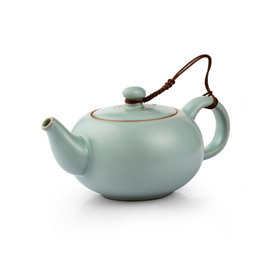 Dongdao Ru Kiln Henan Heritage Fuyuan Tea Set Ceramic Kung Fu Tea Set Ru Porcelain High-end Tea Set Complete Gift Box Fuyuan Teapot Half Set 8 Piece Set 25 Styles