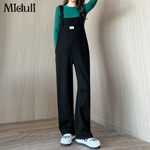 Miduli Mutterschaft Overalls für Herbst- und Winterbekleidung Mutterschaftshose für große Freizeithosen mit breitem Bein neuer Produkthosen Herbst Kleidung Khaki XL