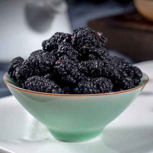 
Jiangjie Health Tea Dried Mulberry Extra Large Fruit Xinjiang Original Black Mulberry Can be used with wolfberry soaked in water to drink 150g