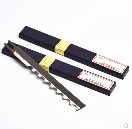 Danstini Japan imported fish brand electric shear blade 8 10 12 13 inch cloth cutting machine blade cutting blade wave knife 10 inch straight 12 pieces