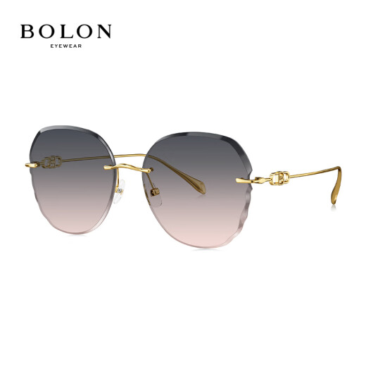 BOLON Tyrannosaurus Glasses Frameless Elegant Sunglasses Outdoor Sunscreen Driver Sunglasses Women's Gift BL7191A63
