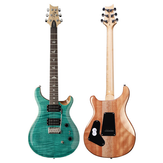 Guitare électrique PRS SE Custom24 CU44 CE44 CH44 SA22 C844 Indonésien Single Electric Guitar C844 TU TURQUISE 24 Produits [Big Gift Package]