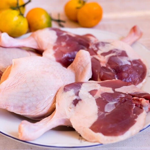 Quick-frozen fresh duck legs, duck thighs, raw duck legs, 20 Jin per box, equal to 0.5 kg, about 35 canteen fast food