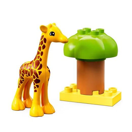 LEGO LEGO La serie Duplo de los personajes de cuento de hadas de LEGO Bloques de construcción reunidos Regalo de cumpleaños de los juguetes para niños 10971 African Wild Animals