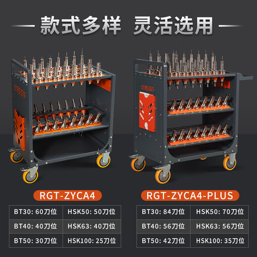 LYREIGN machining center CNC transfer tool car tool cabinet BT30BT40BT50HSK tool holder ZYCA4 BT40/40 tool position