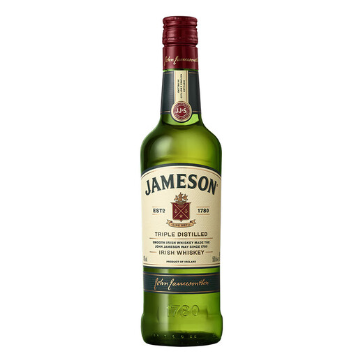 尊美醇（Jameson）爱尔兰威士忌 40度 进口洋酒 500ml单瓶装