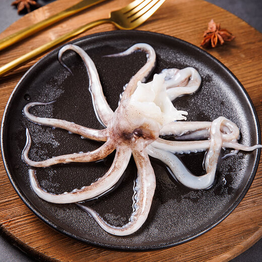 Megaka Squid Head Net Weight 1Jin Jin is equal to 0.5kg Squid Tentacles Squid Claws Barbecue Ingredients Teppanyaki Squid