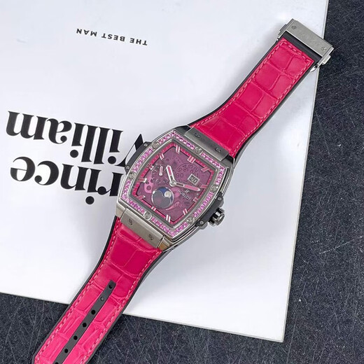 【二手95新】宇舶表（HUBLOT）大爆炸BIG BANG系列42mm自动机械女士运动休闲时尚腕表  647.NX.7371.LR.1233 粉色盘