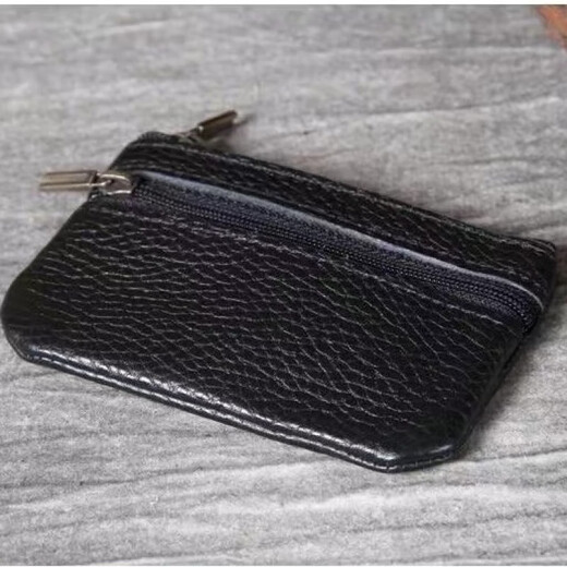 
Jiemou top layer cowhide mini card bag small cow bag men and women retro handmade genuine leather driver's license key bag z1c brown yellow (specially larger version)