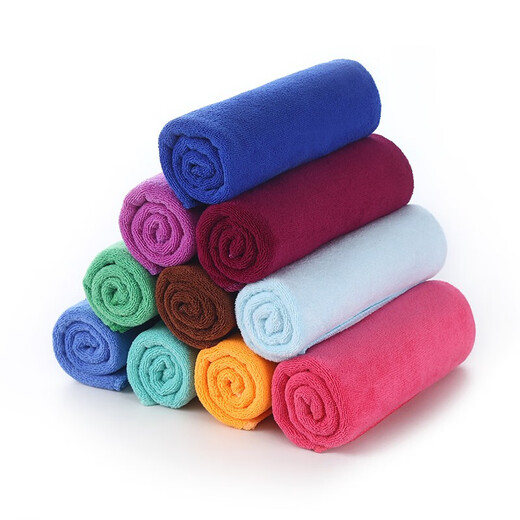 Bingyu BYQ-757 Limpieza de paño de limpieza sin polvo Multi-usos húmedos y secos Toall Machine Fibra de fibra de fibra Mediana Púrpura 30*60 cm 10 piezas
