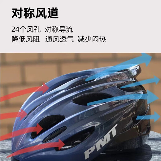 PMT Preußischer Fahrradhelm großer Kopfumfang plus Größe extra großer Mountain Road Fahrrad Reithelm Weiß und Schwarz