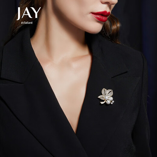 Jay brooch, high-end imitation pearl corsage for mother, mother-in-law and elders as a birthday gift