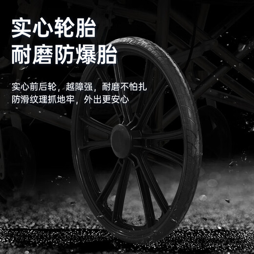 YIHUI wheelchair elderly lightweight foldable home portable small fracture rehabilitation manual trolley yh-LA1