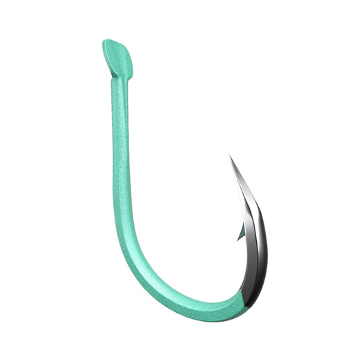 YNKOO Iseni fish hooks imported in bulk titanium alloy barbed fishing hooks thin crucian carp hooks carp hooks fishing supplies Longyan Iseni (15 pieces/pearl green) No. 12