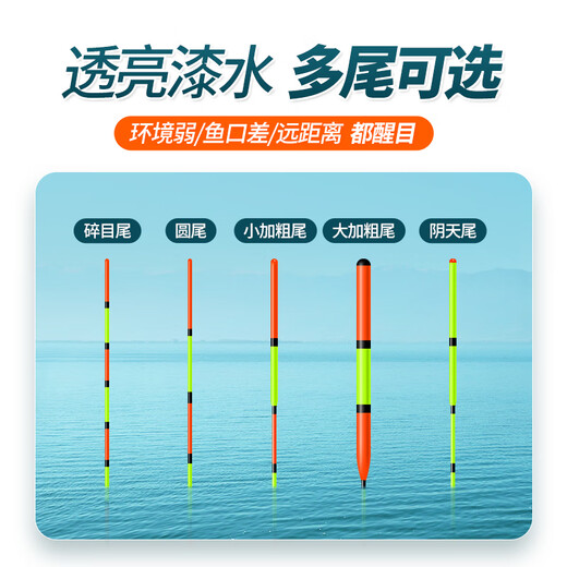 
Small angelfish float QH3 eye-catching bold tail shallow water crucian carp float fishing in the wild black pit float high sensitivity float high sensitivity float high sensitivity