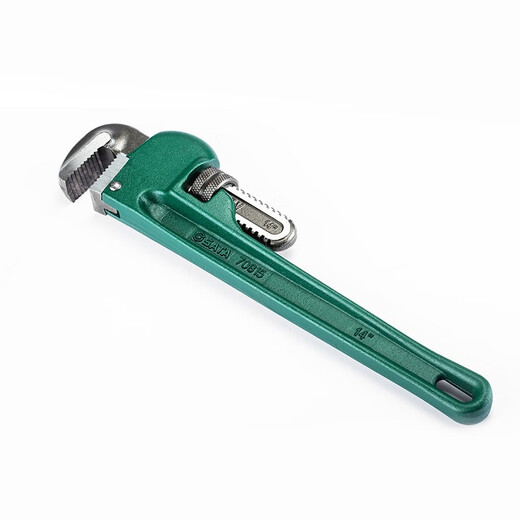 SATA heavy-duty pipe wrench 8 inches 70812 large opening water pipe wrench multi-function self-tightening throat wrench pipe wrench