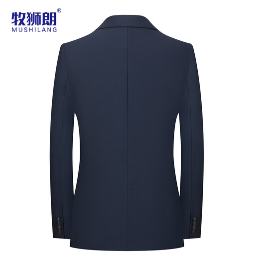 Mushilang sheep wool men's suit high-end business professional suit groom wedding banquet men's dress