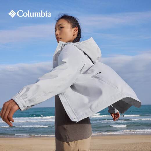 Columbia哥伦比亚户外24秋冬新品女徒步旅行连帽休闲外套防水冲锋衣XR3937 XR5387043 XL/170/92A