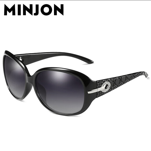 Mingjiang Polarized Sunglasses Женщины 2025 г. Новый корейский стиль бокалы модные бокалы круглое лицо УФ -солнцезащитные очки вино красные