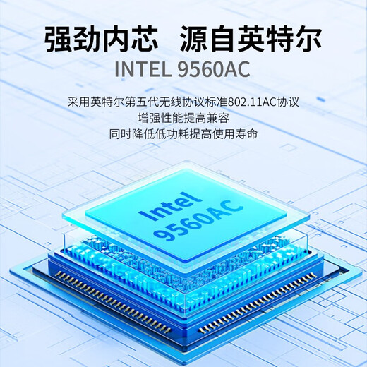 Gxlinkstar IntelAX201 WIFI6 Gigabit dual-band gaming notebook desktop wireless network card module CNVi protocol Bluetooth 5.2 super 9560AC 9462AC network card Desktop computer use E-Buy, please consult first 9560AC + external antenna set