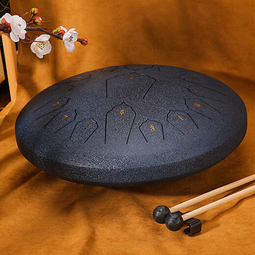 
Maureen Ethereal Drum 6/10/12/14 Inch Forget-Wuyou Drum Steel Tongue Drum 8/11/13/15 Tone hollow drummer disc percussion instrument 6 inch-8 tone-gold-ice cream