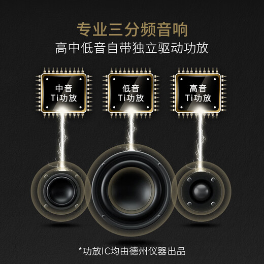 Punos/博浪沙 升级Ai语音控制点歌评分ktv音响套装3D环绕HiFi家庭影院客厅音箱功放家庭ktv唱歌全套设备 PS28Pro(二代)+V6+12个月全民K歌会员