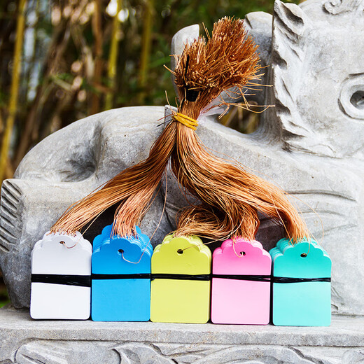 100 sheets of PVC color plastic plant tags for flower gardening potted plants small seedling tags succulent tags 5x3.5cm green 100 sheets in a bundle