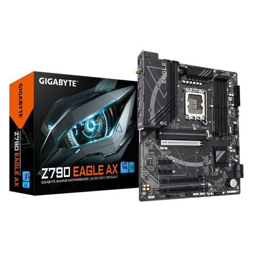 技嘉（GIGABYTE）intel 14代i7 英特尔盒装14700KF搭配Z790M电竞雕/雕妹/冰雕X/猎鹰大板/B760M主板CPU套装 板U套装 Z790 EAGLE AX 猎鹰大板 WIFI